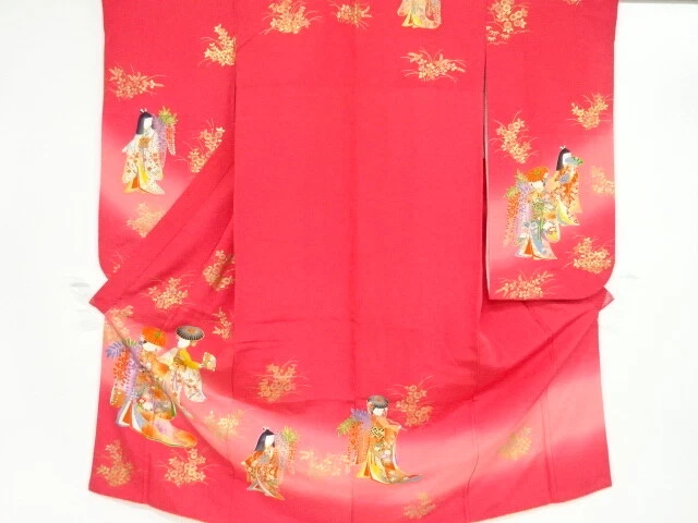 41003# Japanese Kimono / Kimono For Girls / Fujimusume
