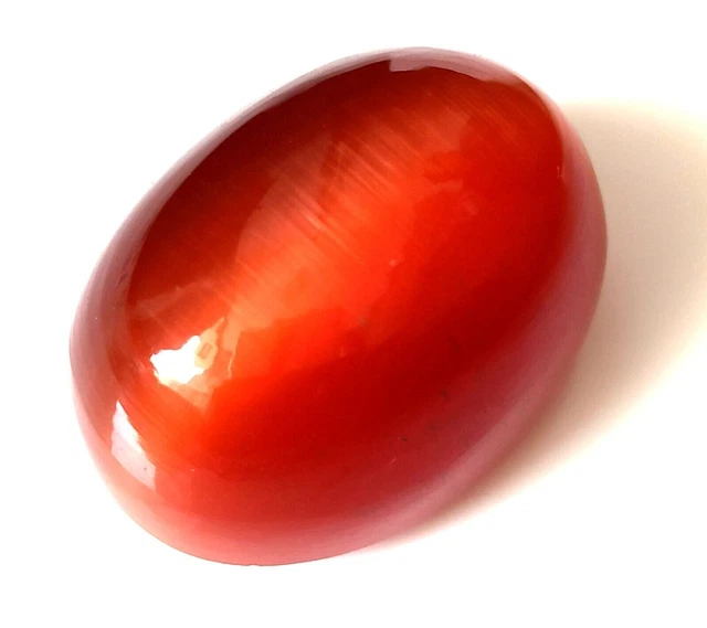 GRANDE cabochon di crisoberillo naturale occhio di gatto da 66,50 ct,...