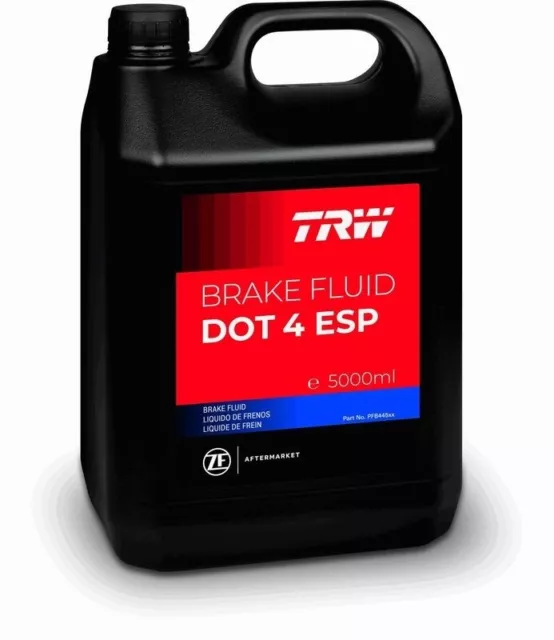 1x Original TRW Bremsflüssigkeit 5L Brake Fluid DOT - ESP // PFB445