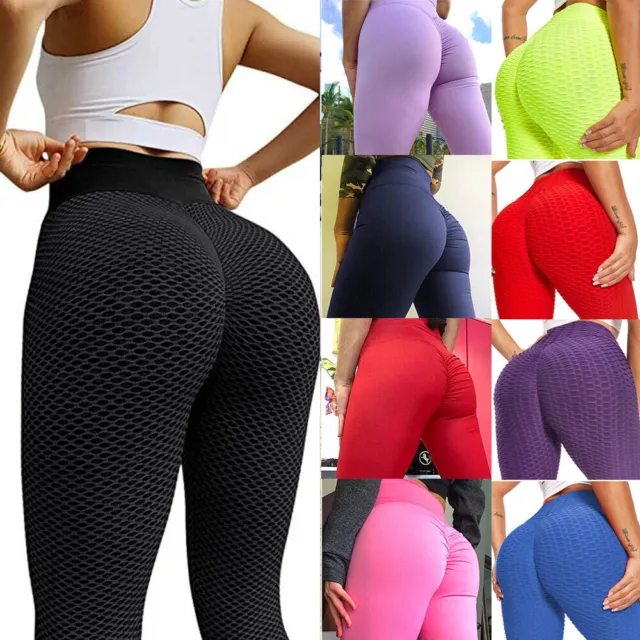 Women High Waist Gym Leggings Fitness Push Up Sport Yoga Workout Pants Plus Size