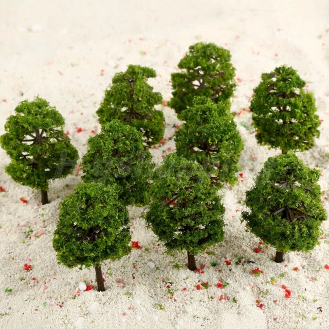 20pc 9cm Tree Model Train Railway Garden Park Layout Wargame Scenery HO OO Scale