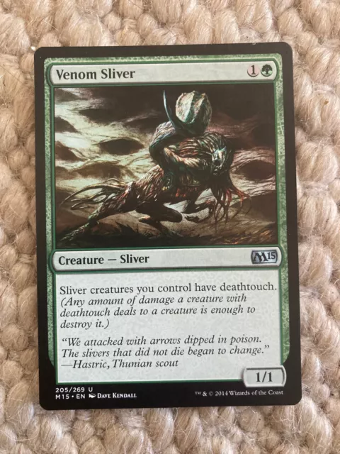 MTG - Venom Sliver - M15 1x