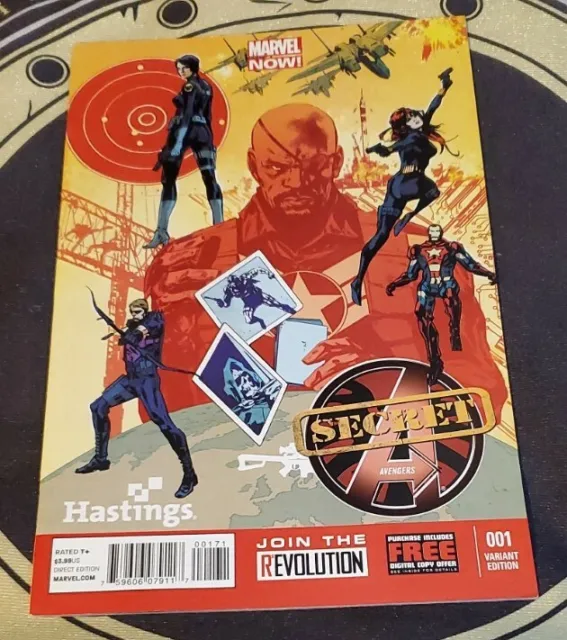 Secret Avengers (Vol 2) #1 Hastings Variant Comic VF Marvel Direct J&R