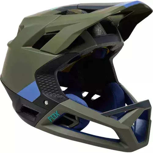 Fox Sale $299 (Rrp$399) Proframe Helmet Blocked Mips As Olive Green Medium 55-59