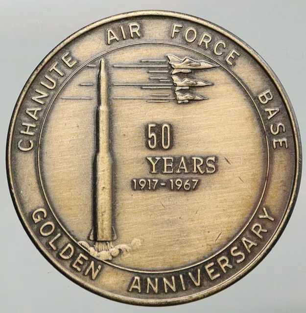 1967 United States Chanute ARMY AIR FORCE BASE Illinois AVIATION Medal i92719