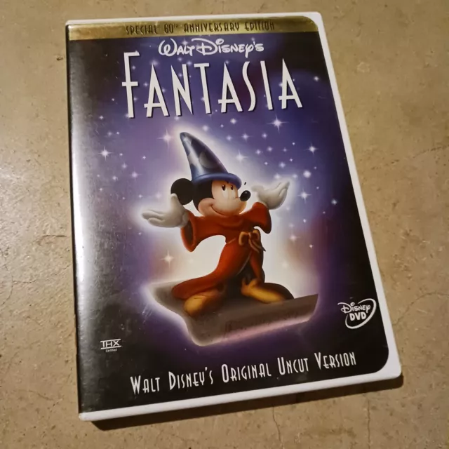 Fantasia (1940) DVD Walt Disney 60th Anniversary Edition Sorcerer's Apprentice