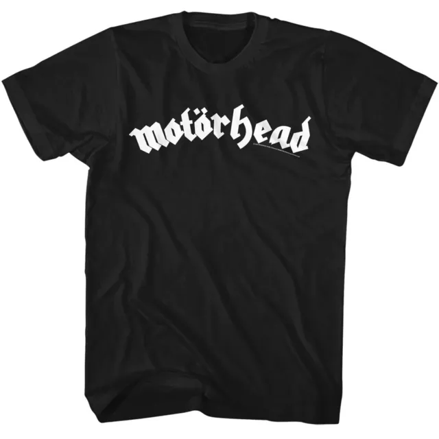 Motorhead Logo Blanc Homme T Shirt Rock Band Article