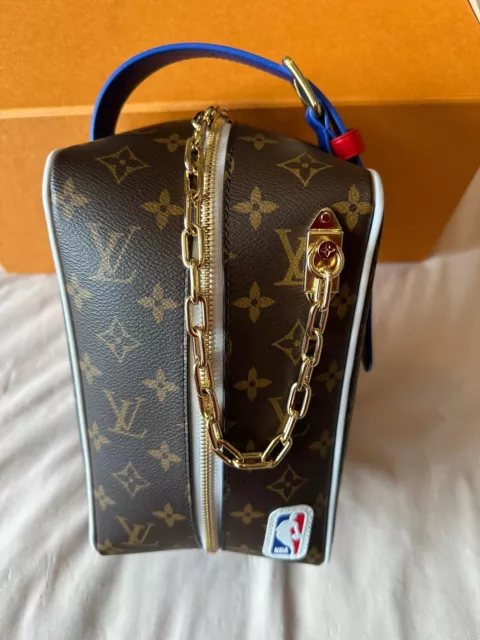 Leather bag Louis Vuitton X NBA Blue in Leather - 29543766
