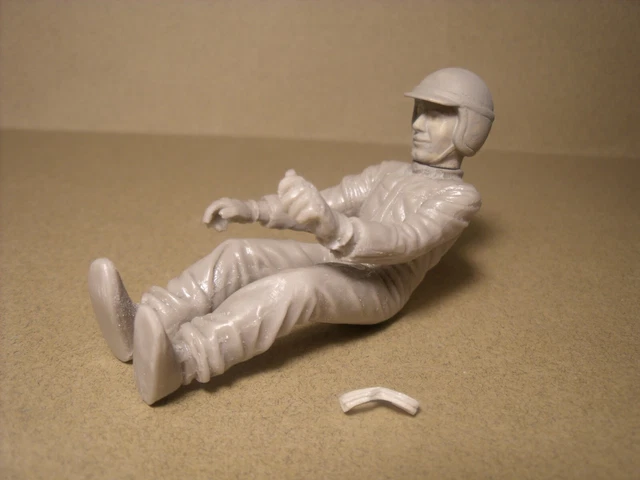 Figurine Pilote F1 1960 – 1/12 – GP Driver – Résine – Pour Tamiya – GP Replicas