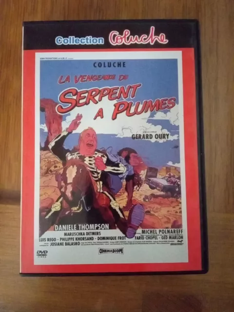 LA VENGEANCE DU SERPENT À PLUMES Coluche - FILM DVD