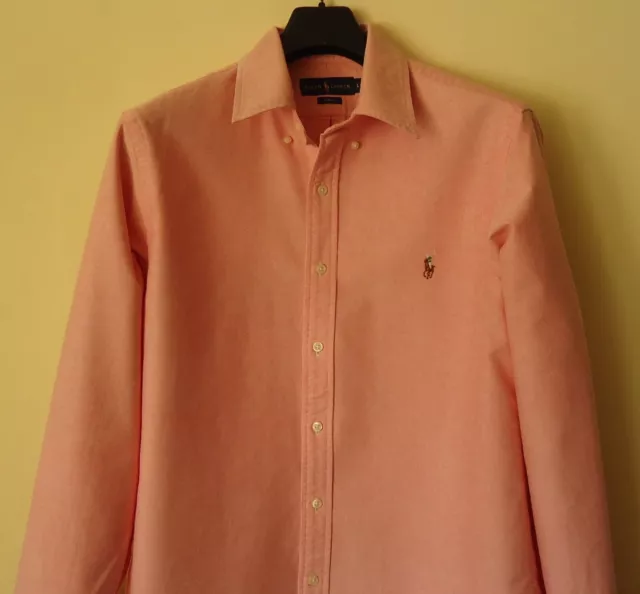 Camisas informales de hombre Ralph Lauren talla L Slim Rosa 3