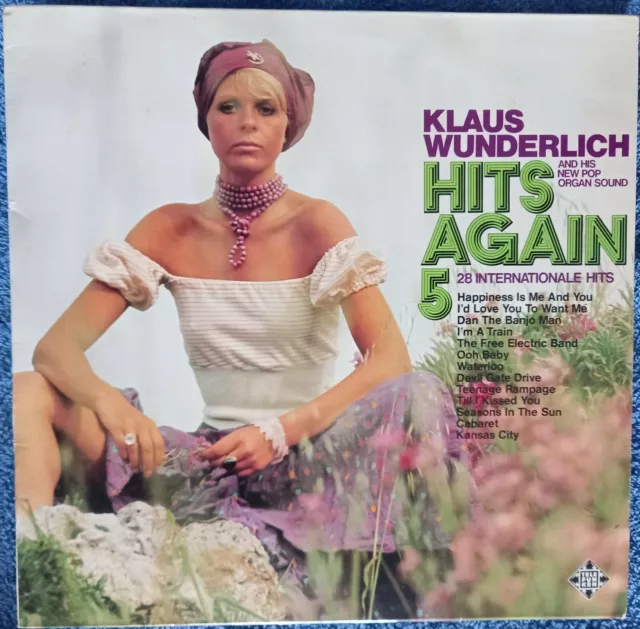 Klaus Wunderlich: Hits Again 5 12" Vinyl LP 1974 Excellent Condition