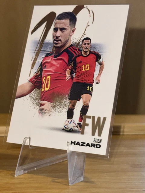 CARTE EDEN HAZARD CHELSEA/BELGIQUE FUTERA VINTAGE FOOTBALL 2024 - NUMÉROTÉE 29/29