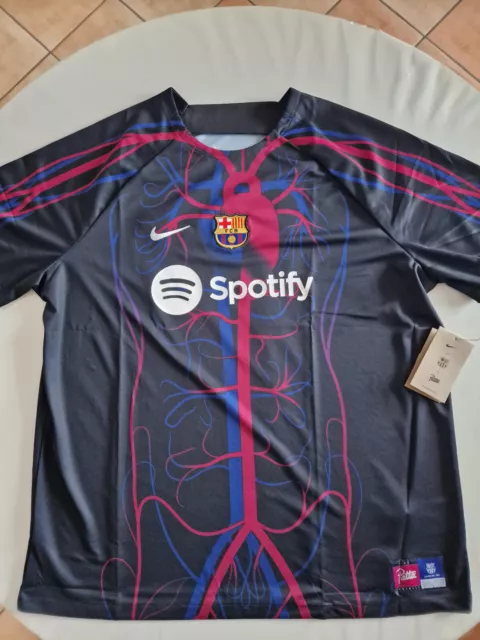 Fc Barcelona Barcellona Pre-Match Shirt Nike X Patta Limited Edition Size Xxl