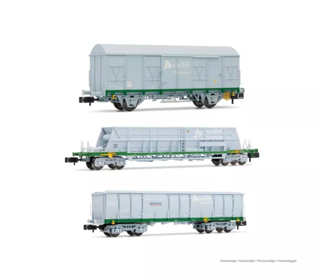 Arnold DB, 2-unit pack, wooden Gs wagons, period IV