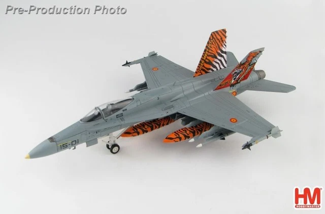 Avion Militaire EF-18A Hornet Armée Espagnole - Modèle Réduit 1/72 Hobby Master HA3567