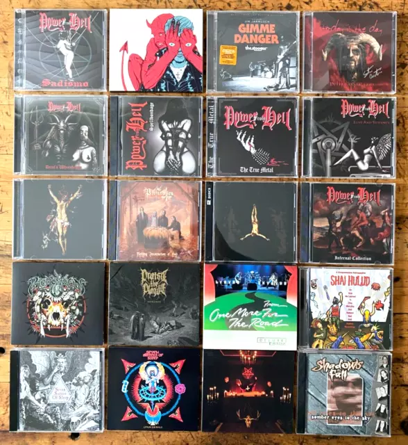 240 Punk/Metal/Rock CDs - Ramones, Black Flag, Panzerfaust, Aura Noir, Zombi & 3