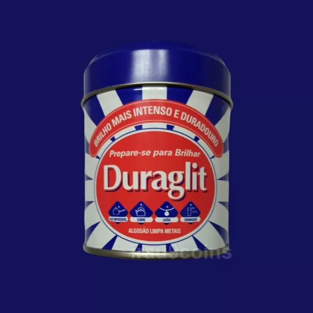 Duraglit Pulire Metallo Polish Clean Brasso Copper Gold Oro 75g