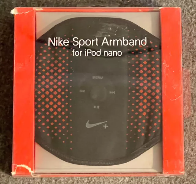 Nike Sport Armband For iPod Nano Black/Red AC1126 New Open Box