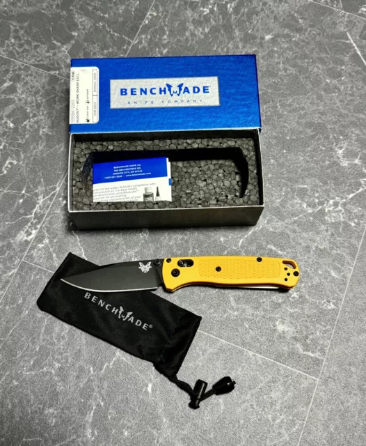 Benchmade Bugout  535 WS X WorkSharp Exclusive Limited Edition Amber Yellow 20CV