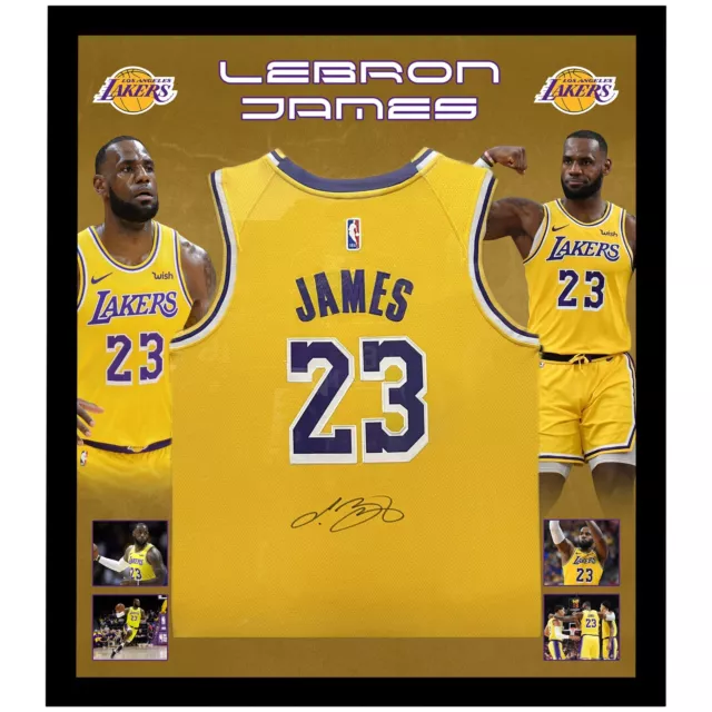 Lebron James Hand Signed Los Angeles Lakers Jersey Nba Basketball Cavs Heat