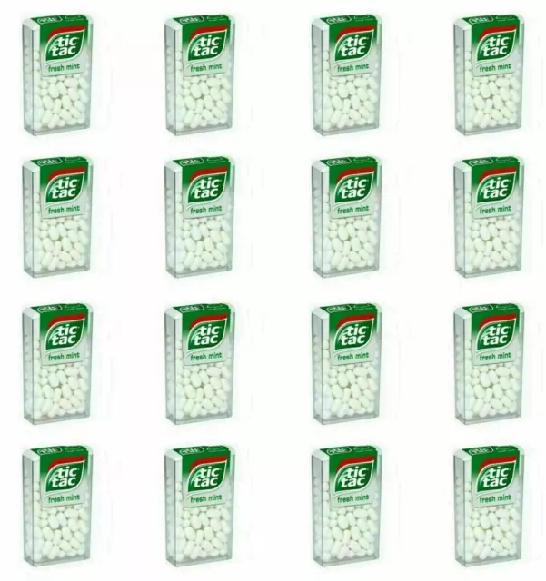 Pack of 24 Tic Tac Fresh Mint Flavour Candy ,7.2 g Each + Fresh Stock