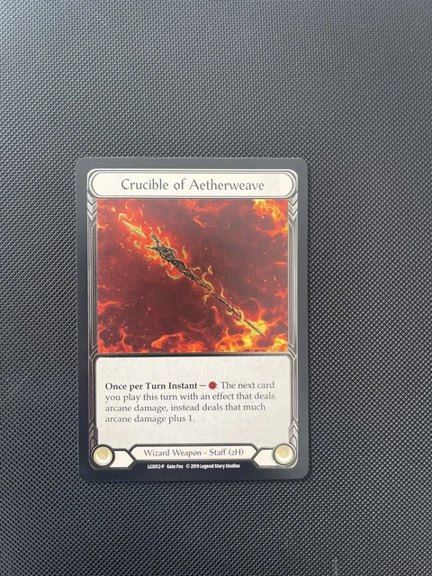 FLESH & BLOOD Crucible of Aetherweave Promo Cold Foil EUR 58,38 