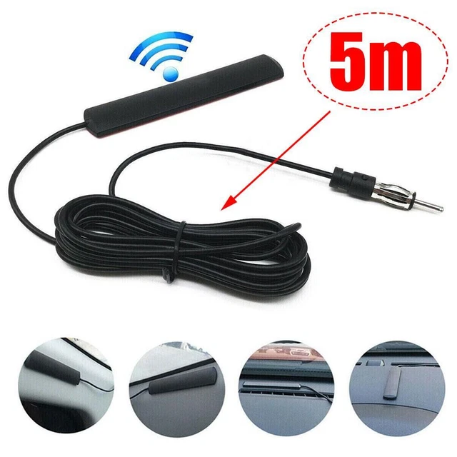 Amplificatore Segnale Antenna Radio 12V – FM/AM Per Auto, Camper E SUV Con Riduzione Del Rumore