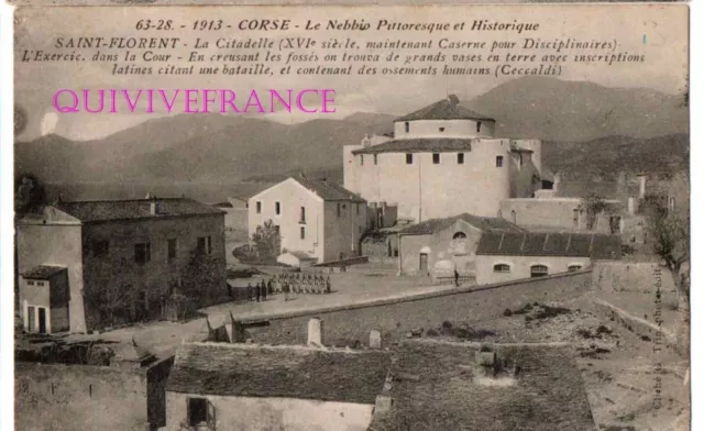 Cp3154 - Carte Postale Corse Saint Florent La Citadelle Les Disciplinaires