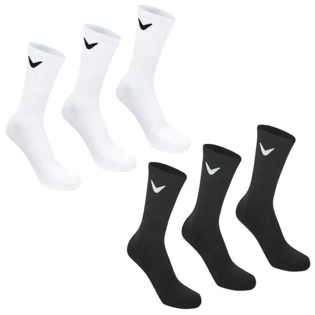 Callaway Mens Sport Crew Socks 3-Pairs Golf Sports Cushioned Stretch Athletic