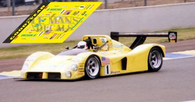 Decals Ferrari 333SP Le Mans 1995 1 1:32 1:43 1:24 1:18 slot calcas