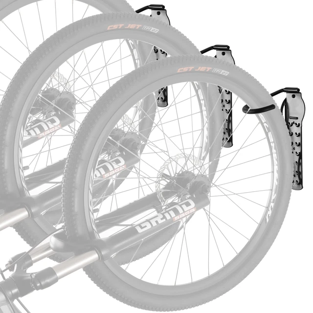 3xBike Hanger Bicycle Wall Hook Mount Holder Garage Vertical Rack Indoor Storage
