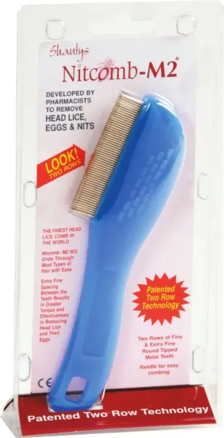 Shantys Nitcomb M2 Head Lice Comb (color may vary)