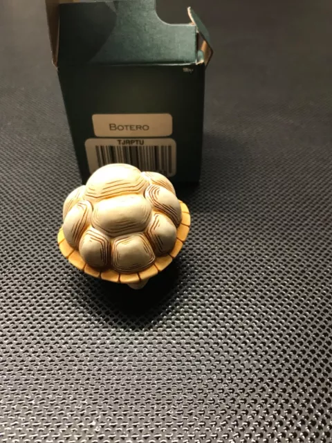 Harmony Kingdom Roly Poly Botero Turtle 2X Signed by Adam Binder and Martin