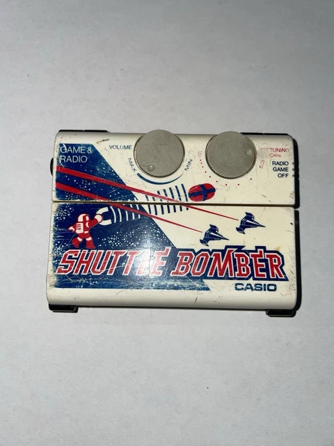 CASIO 1983 CG-70 Shuttle Bomber Electronic Handheld Video LCD Game