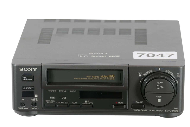 magnétoscope hi8 SONY EVC 500 E + telecommande magnétoscope hi8 SONY EVC 500 E + telecommande