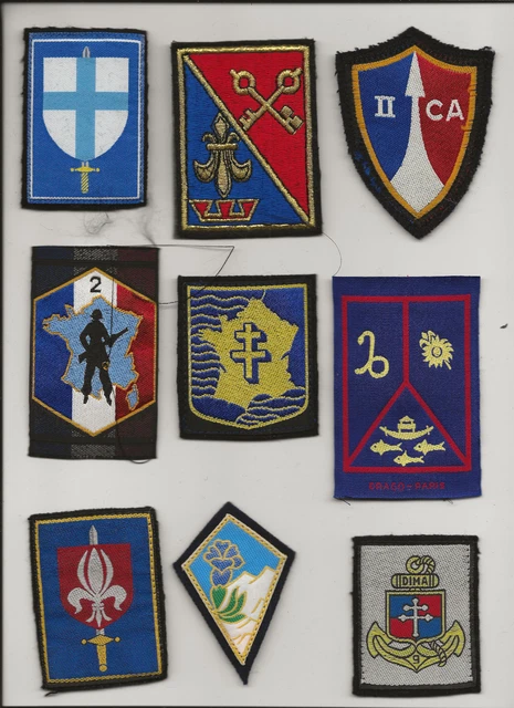 INSIGNES TISSU ARMEE FRANCAISE (lot4) EUR 7,00 - PicClick FR