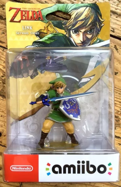 Link Skyward Sword - Figurine Amiibo The Legend Of Zelda Neuve Sous Blister New