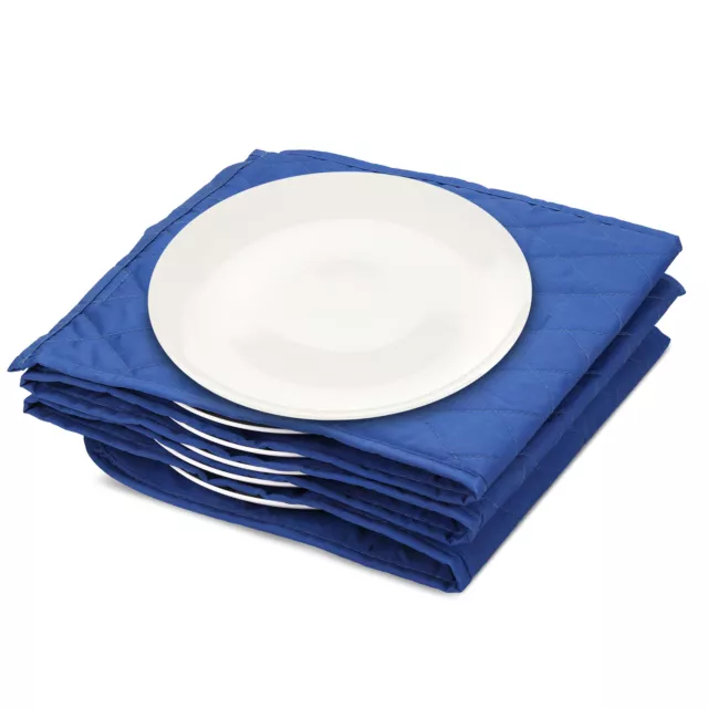 Calentador de platos eléctrico para mantener hasta x 10 plato caliente en azul