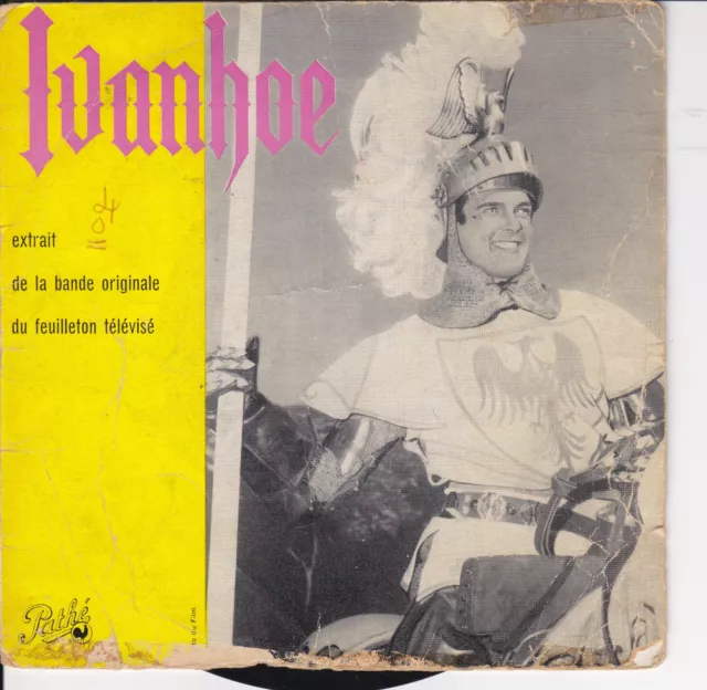 BANDE ORIGINALE DU FILM IVANHOE - VINYL 45 tours EP