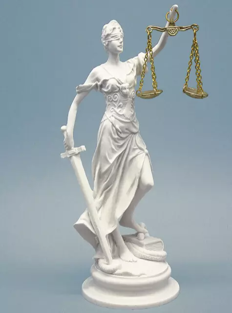 Lady of Justice Goddess Themis Statue Ancient Greek Roman Mythology Sculpture