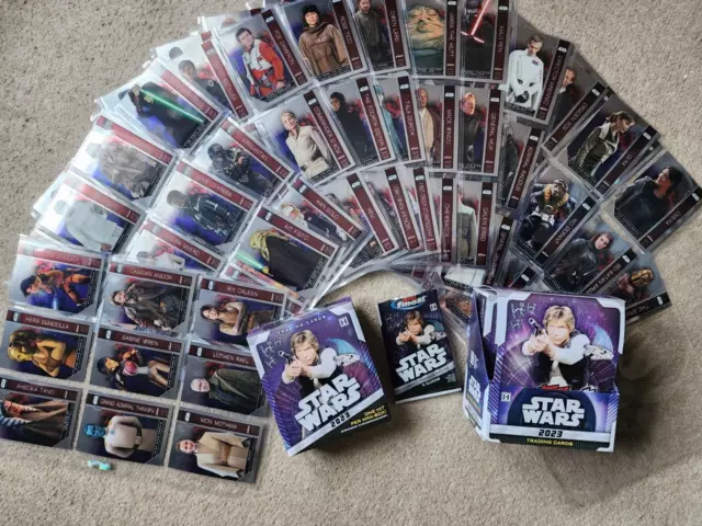 2023 Topps Star Wars FINEST -- *FULL 100 CARD* Base Set + Pocket Pages