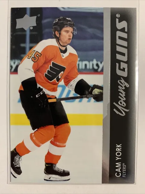 2021-22 Upper Deck Young Guns Rookie #243 Cam York YG RC Philadelphia Flyers