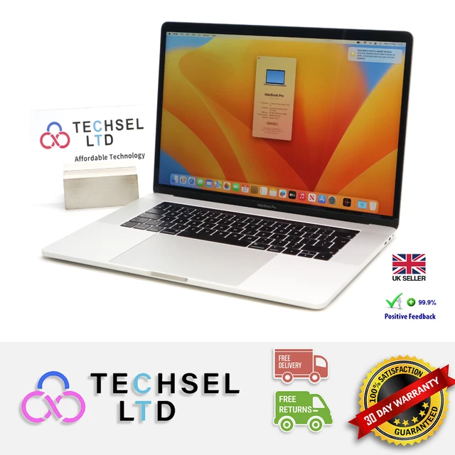 Apple MacBook Pro A1990 2018 15" Core i7-8750H 2.2GHz 256GB 16GB RAM Touch Bar