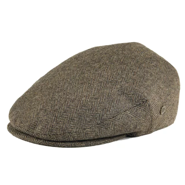 Voboom Mens Ivy Cap 50% Wool Herringbone Tweed Gatsby Cap Warm Winter Hat 4 2