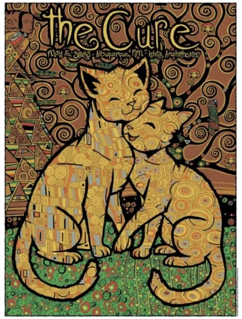 THE CURE Albuquerque POSTER #514/1150 Numbered Screen Printed ORIGINAL THE CURE Albuquerque POSTER #514/1150 Numbered Screen Printed ORIGINAL
