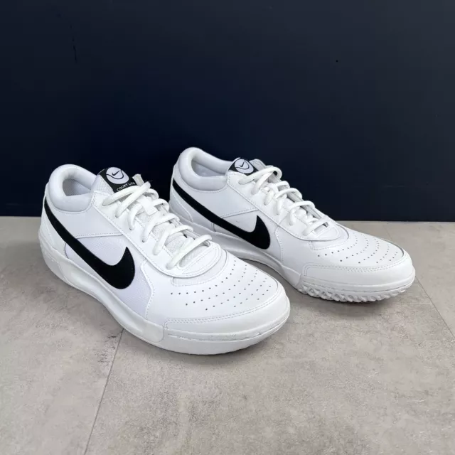 Nike Zoom Court Lite 3 Tennis Shoes White Mens Size UK 9 New!