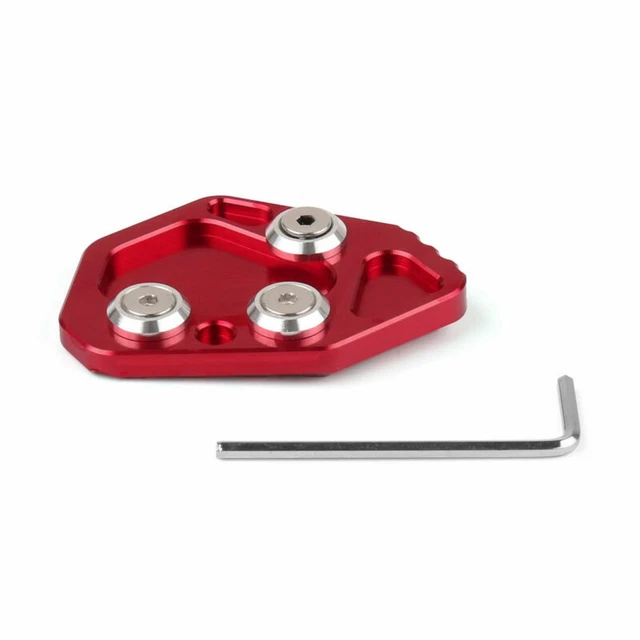 Piastra Estensione Cavalletto Laterale Per BMW R1300GS 2023-2024 - Alluminio Anodizzato Nero - Foto 7