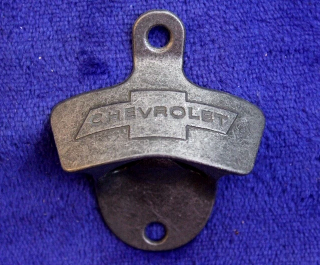 Wall Mount Chevy Bowtie Bottle Opener Accessory GM Truck SS Impala Nomad Vette Wall Mount Chevy Bowtie Bottle Opener Accessory GM Truck SS Impala Nomad Vette