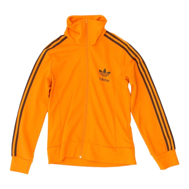 ADIDAS ORIGINALS MENS Orange Track Jacket  Vintage 70s Retro Sportswear  VTG £45.00 - PicClick UK